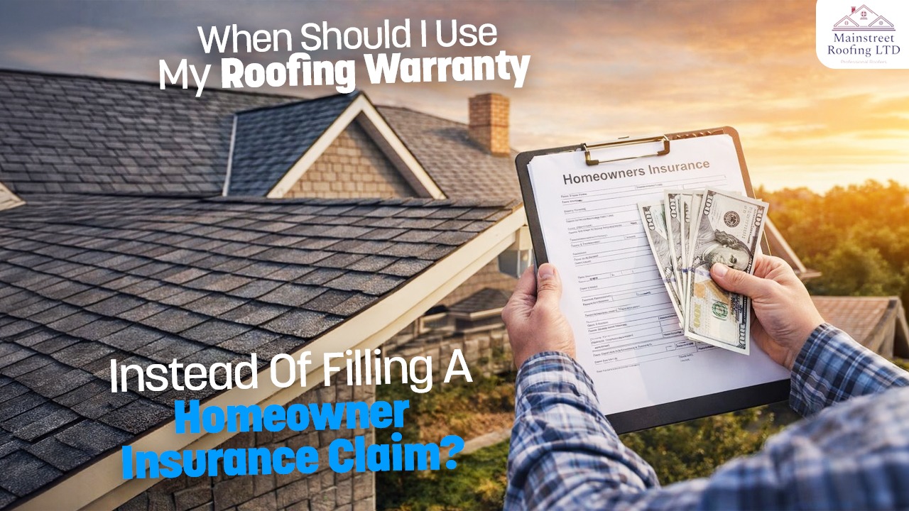 When Should I Use My Roofing Warranty Instead Of Filling A Homeowner Insurance Claim?